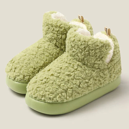 Fluffy Fur Boots Slippers