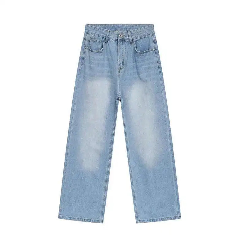 Wide Leg Vintage Straight Jeans