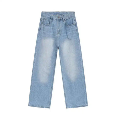 Wide Leg Vintage Straight Jeans