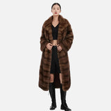Winter Luxurious Faux Mink Fur Coat