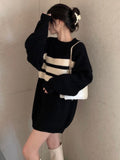 Striped Knitted Women's Sweater