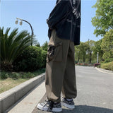 Versatile Streetwear Wide Leg Cargo Pants