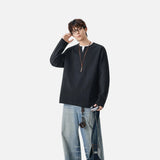 Hip Hop Minimalist Crew Neck Long Sleeve T-Shirt