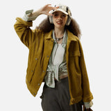 Solid Pattern Denim Jacket
