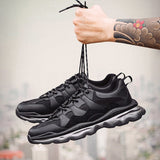 Black Jogging Sports Sneakers