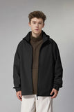 High-Collar Zipper Jacket