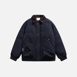 Japanese Thicken Parkas Large Pocket Jacket