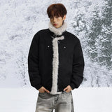 Stylish Single Breasted Loose Faux Fur Jacket