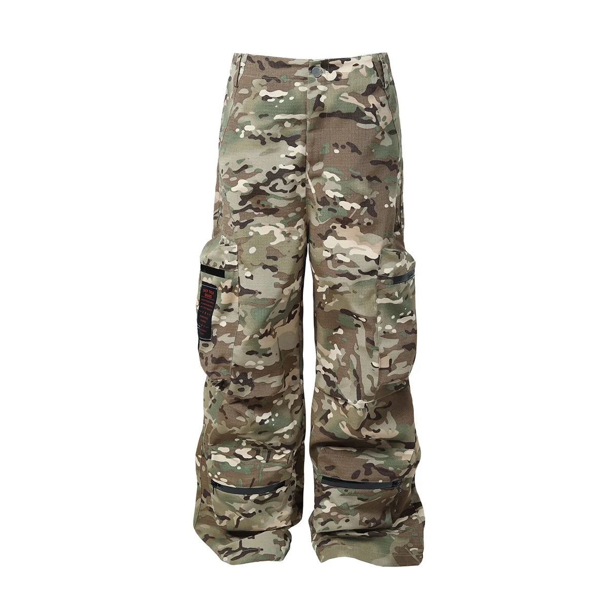 Japanese Style Versatile Camouflage Cargo Pants