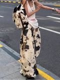 Vintage Y2K Cow Pattern Oversized Pants