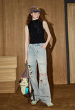 Durable Ripped Hip Hop Boyfrind Jeans