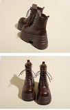 Ankle Boots PU Thick Sole Boots