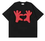Vibrant Personalized 3D Pattern Loose T-Shirt