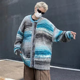 Effortless Punk Knitted Oversized Cardigan