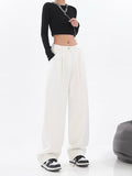 Wide Leg Baggy Denim Pants