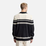 Breathable High Quality Striped Knit Cardigan
