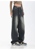 Vintage Washed High Waist Women's Jeans