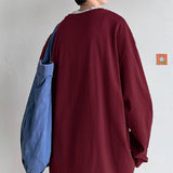 Long Sleeve Oversized Blank T-shirt