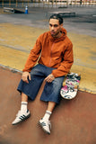 American Streetwear Two Tone Washed Denim Jorts