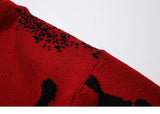 Knitted Shadow Graphic Sweater