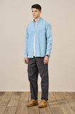 Washed Straight Mid-Waist Pants