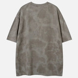 Streetwear Grunge Embroidered Tie Dye T-Shirt