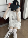 Cute Summer Japanese Cartoon Loose T-Shirt