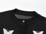 Y2K Korean Butterflies Vintage Sweater