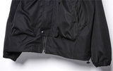 Windbreaker Oversize Tactical Cargo Hooded Jacket