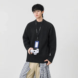 Cozy Ribbed Solid Color Mock Neck Sweater