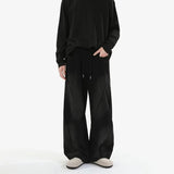 Heavy weight Elastic Straight Leg Sports Sweatpants