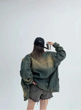 Trendy Retro Vintage Washed Denim Jacket
