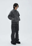 Essential Patchwork Multi Pockets Denim Jacket