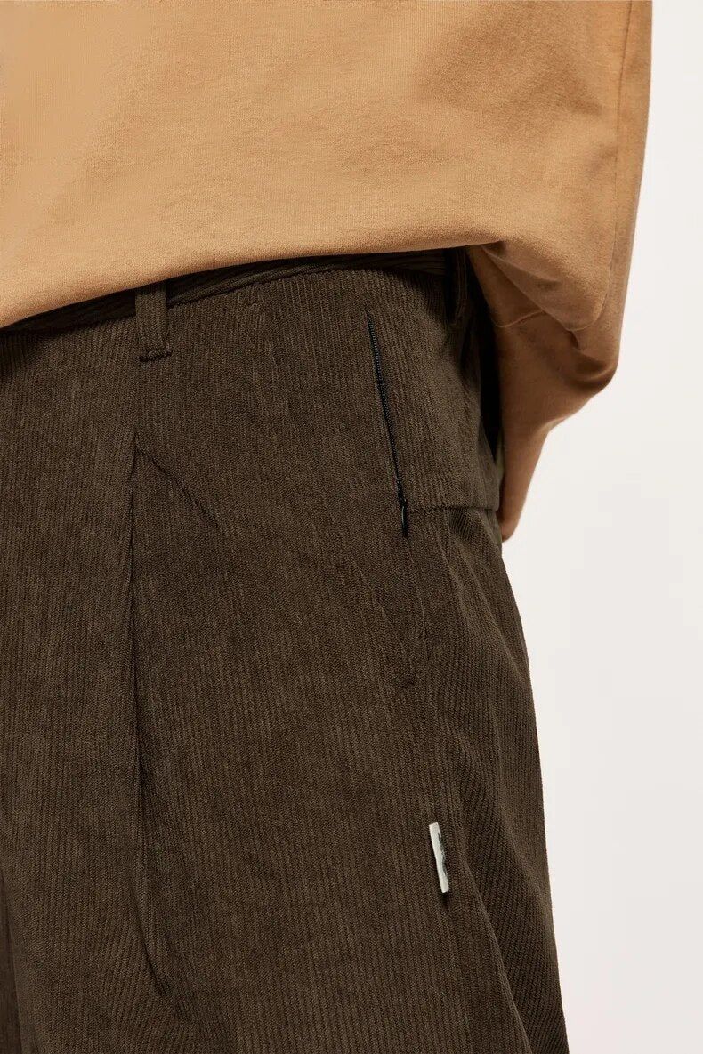 Polyester High-waist Pants