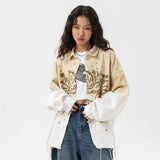 Elegant Embroidered Loose Shirt