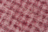 Woven Plaid Long Sleeved T-Shirt