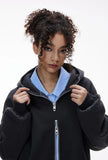 Warm Double Zip Hip Hop Hooded Sweatshirt