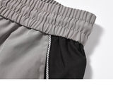 Y2K Striped Polyester Joggers