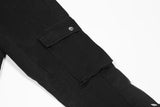 Flare Denim Cargo Pants