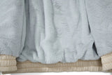 Thick Fleece with Pockets Fur Hooded Jacket