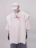 Streetwear Stars Print Graphic T-Shirt