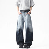 Minimal Look Loose Casual Denim Jeans