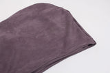 Striped Vintage Suede Loose Fit Hooded Sweatshirt