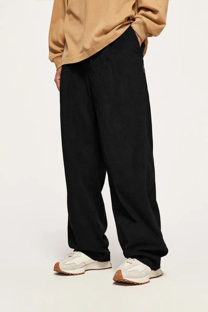 Polyester High-waist Pants