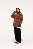 Ethnic Printing Sherpa Jacket