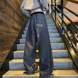 Handsome Solid Color Splicing Casual Jeans
