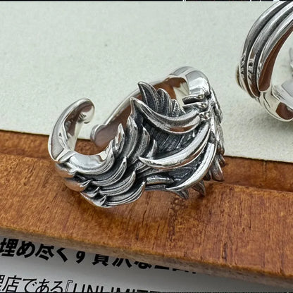 Vintage Punk Thai Silver Adjustable Ring