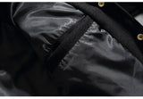 Stadium Award Letter Embroidery Varsity Leather Jacket