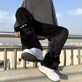 Streetwear Japanese Style Corduroy Cargo Pants
