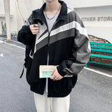 Y2K Flattering Stand Collar Sports Windbreaker Jacket